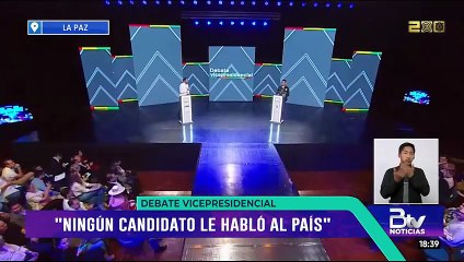 Iván Arias sobre el debate vicepresidencial: “Ambos perdieron, perdió el país”