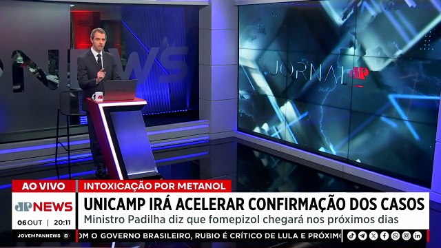 Metanol: Alexandre Padilha pede medidas para acelerar confirmações de casos por intoxicação