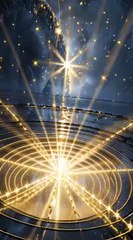 Digital art dimensions time and space mixed in one