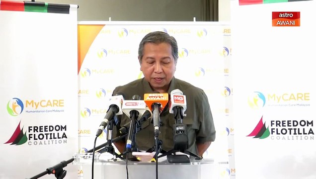 Kapal Conscience bergabung dengan 8 kapal lain untuk masuk zon kuning