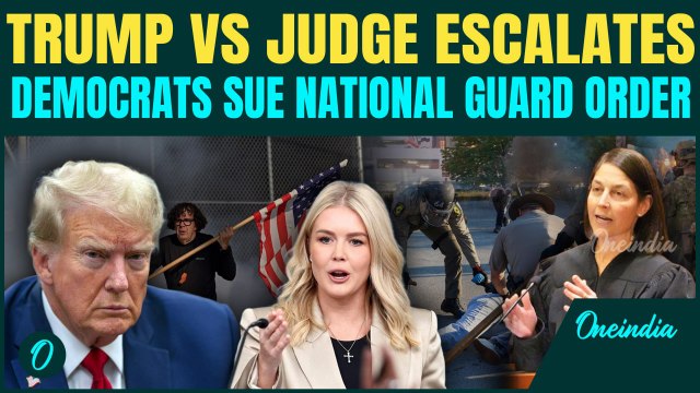 Trump Team Attacks Judge for Blocking National Guard , Democratic States Sue Trump Over 'Invasion'