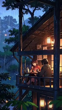 Treehouse Rainy Moment
