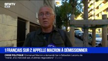 51% des Français estiment que la démission d'Emmanuel Macron pourrait débloquer la situation politique, selon un sondage Elabe pour BFMTV