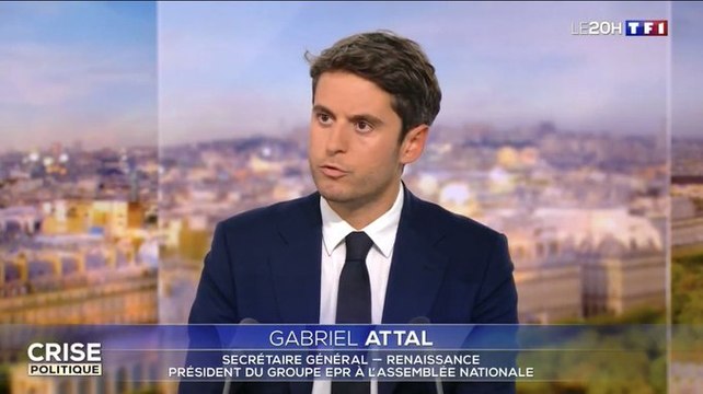Regardez le moment où Gabriel Attal, pourtant secrétaire général du parti présidentiel, lâche publiquement Emmanuel Macron en plein 20h de TF1 : Comme beaucoup de Français, je ne comprends plus ses décisions
