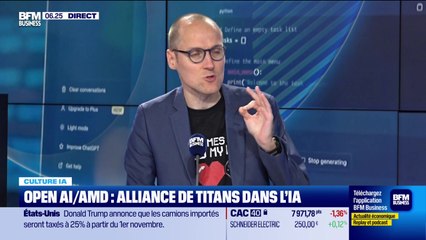 Culture IA : OpenAI/AMD, alliance de titans dans l'IA, par Anthony Morel - 07/10