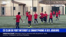 Ce club de football de Grasse interdit le téléphone à ses joueurs dans les vestiaires