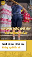 Tranh cãi dịch vụ khiêng người lên núi