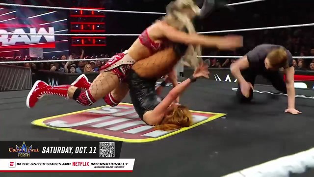 WWE RAW 6 OCTOBER 2025 MAXXINE DUPRI VS BECKY LYNCH FULL MATCH