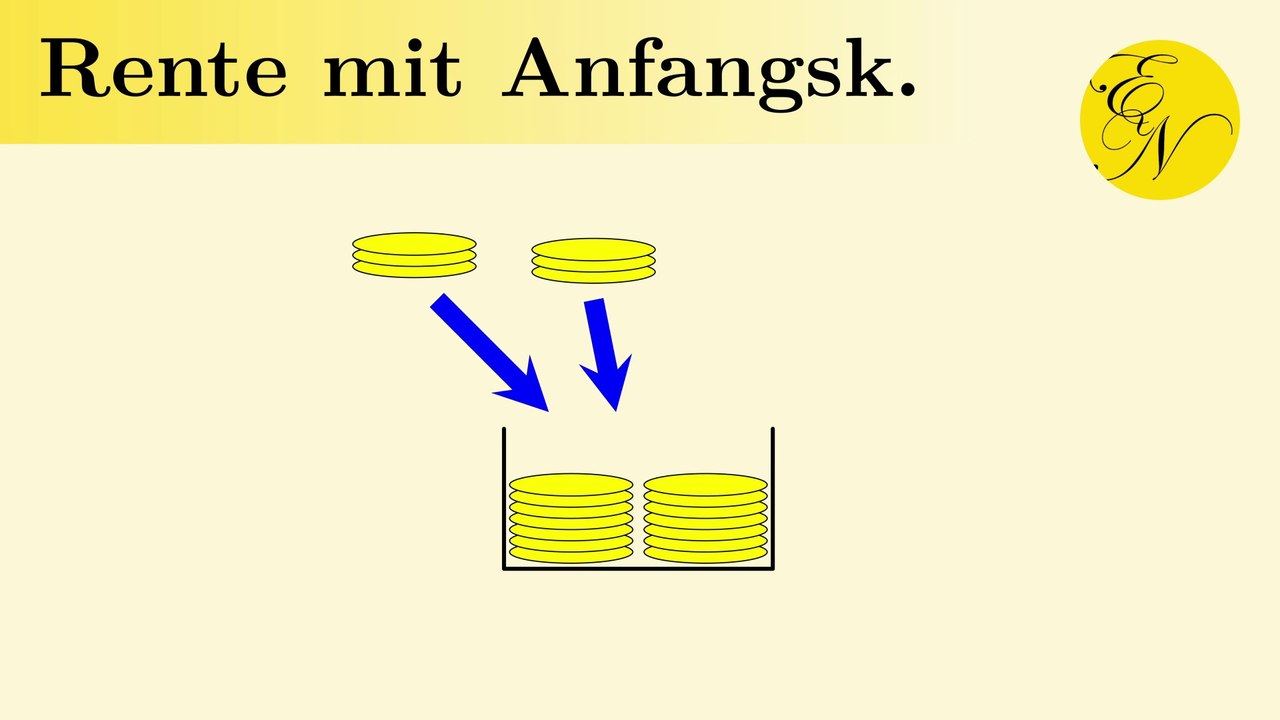 Rentenrechnung mit Anfangskapital