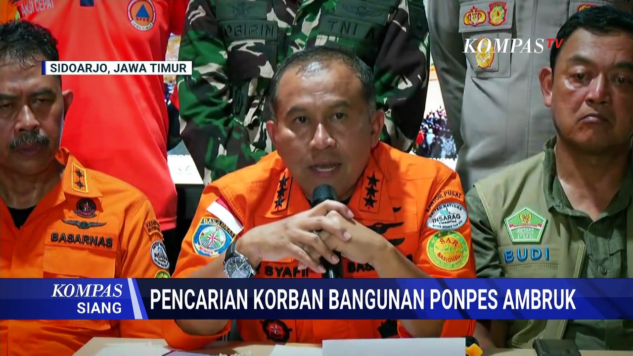 Evakuasi Korban Ambruknya Ponpes Al-Khoziny Sidoarjo Berlanjut, 67 Orang Meninggal | KOMPAS SIANG