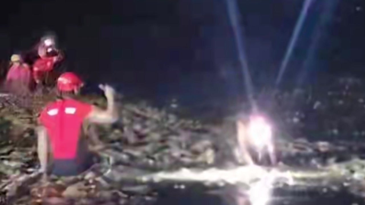 전남 신안 갯벌서 어패류 잡다 고립된 일가족 7명 구조 / YTN