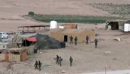 The occupation army stormed the displaced Arab al-Malihat community in the Balqa region, north of Jericho.