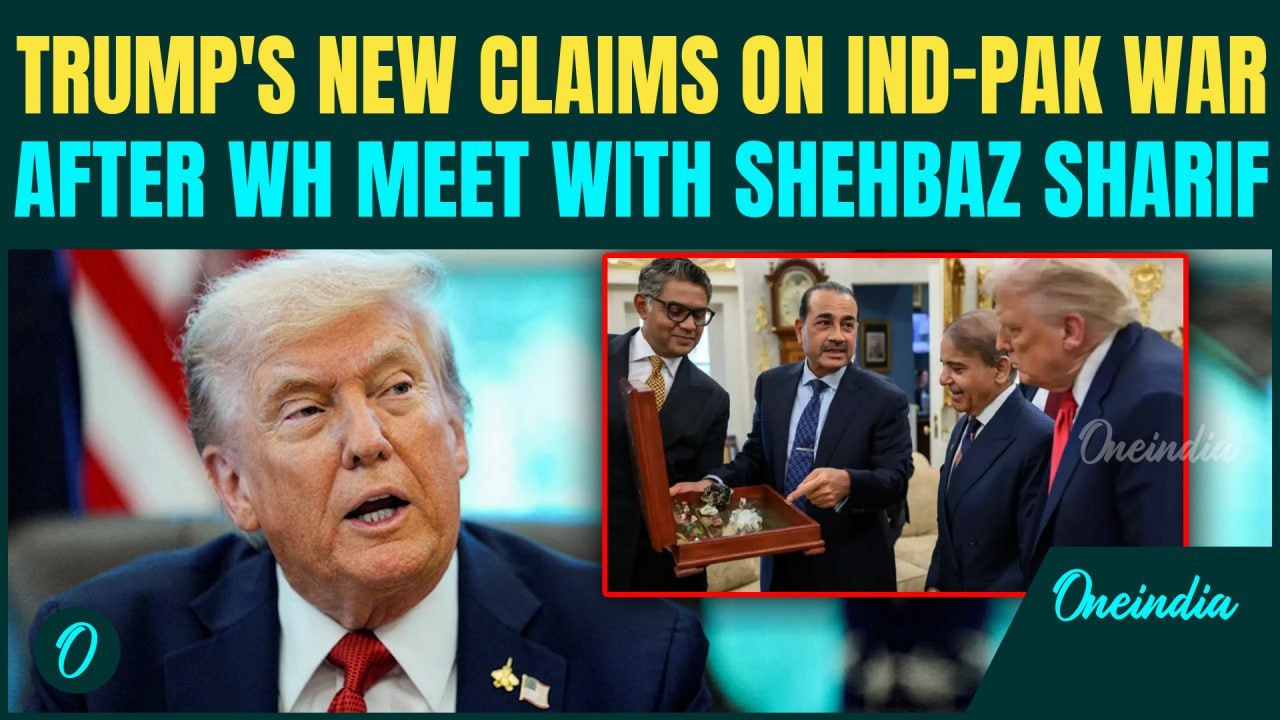 Trump drops shocking new revelation after meeting Shehbaz Sharif at the White House | India-Pakistan