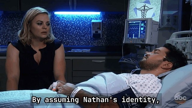 Britt removes Nathan's mask, discovering that Peter is the one behind the mask A
