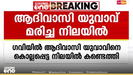 പത്തനംതിട്ട ഗവിയിൽ ആദിവാസി യുവാവിനെ വനത്തിനുള്ളിൽ കൊല്ലപ്പെട്ട നിലയിൽ  കണ്ടെത്തി