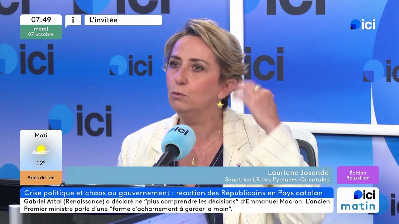 Lauriane Josende, sénatrice LR des Pyrénées-Orientales