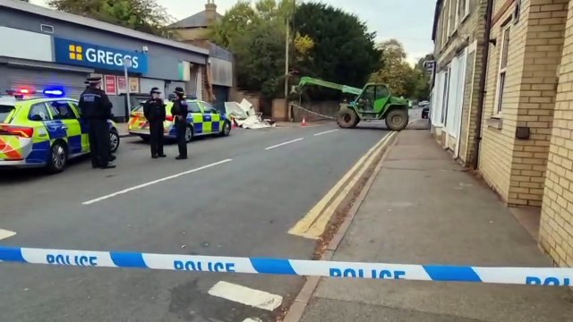 Raunds ATM ram raid-Spar and Greggs