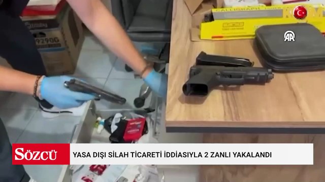 Kayseri'de yasa dışı silah ticareti iddiasıyla 2 zanlı yakalandı