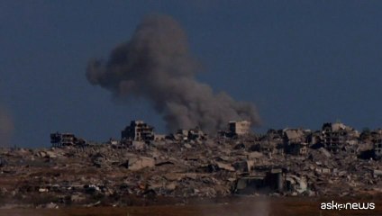 Fumo sulla Striscia di Gaza nel secondo anniversario del 7 ottobre