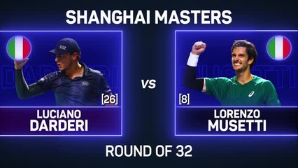 Musetti wins all-Italian tie to reach Shanghai RO16