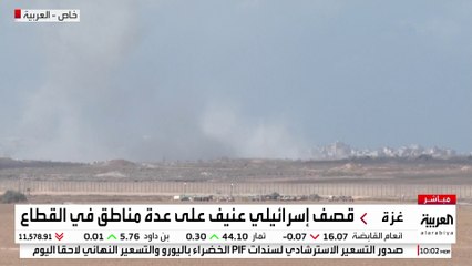 صور مباشرة لغارات إسرائيلية على غزة في الذكرى الثانية للحرب