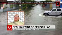 Autoridades de Jalisco se mantienen alerta por el huracán 'Priscilla'
