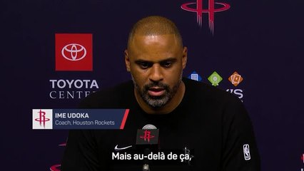 Rockets - Ime Udoka salue l’impact de Kevin Durant sur les jeunes