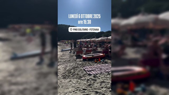 Elba, autunno al mare: così la bellissima spiaggia di Fetovaia