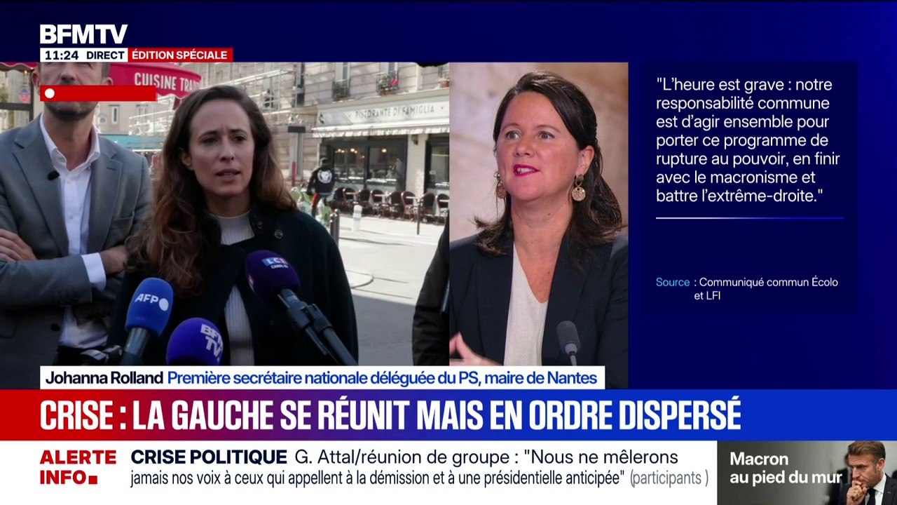 Johanna Rolland (PS): "Nous ne nous associerons pas à la motion de destitution"