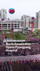 North Korea's Kim Opens Pyongyang Hospital