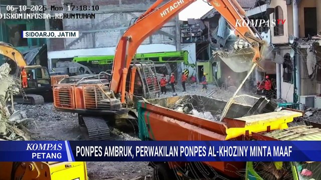 Permintaan Maaf Ponpes Al Khoziny Buntut Bangunan Ambruk Tewaskan 67 Santri | KOMPAS PETANG