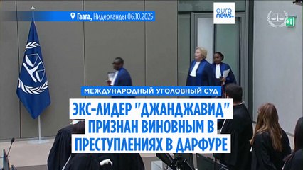 МУС признал экс-лидера "Джанджавид" виновным в военных преступлениях в Дарфуре