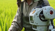 AI Robot Learns Rice Farming in Japan 🤖🌾 | Everyday with AI 🇯🇵