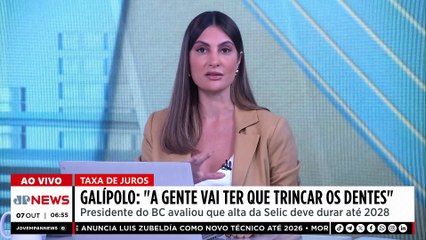 Galípolo sobre taxa de juros: “A gente vai ter que trincar os dentes”