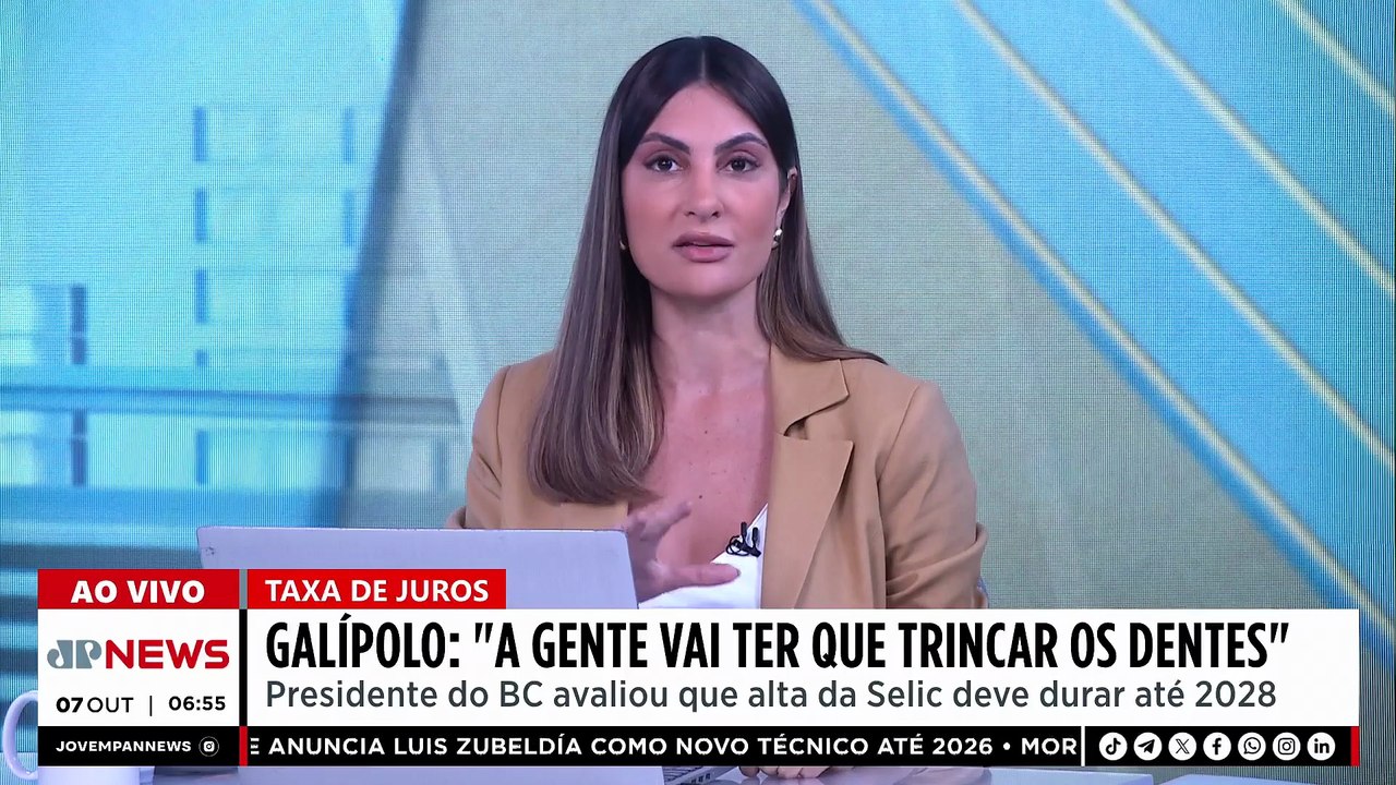 Galípolo sobre taxa de juros: “A gente vai ter que trincar os dentes”