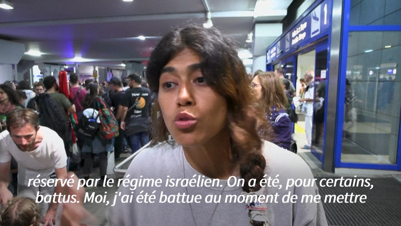 Flottille pour Gaza: Rima Hassan et les militants expulsés d'Israël dénoncent de mauvais traitements