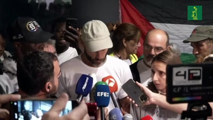 Llegan a España otros 27 activistas de la flotilla de Gaza que denuncian hasta tortura