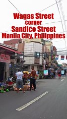 Wagas Street corner Sandico Street in Manila City, Philippines