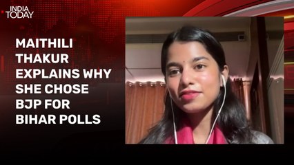 BJP always been my choice: Maithili Thakur on her preference in Bihar polls