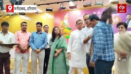 फरीदाबाद में महर्षि वाल्मीकि जयंती कार्यक्रम, राजेश नागर बोले- "महापुरुषों को सरकार कर रही सम्मानित"