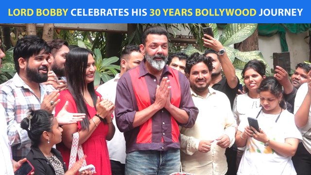 Lord Bobby Is The Real Boss: Bobby Deol Celebrates His 30 Years Bollywood Journey With Paps & Fans!