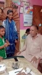 Birthday celebration with family