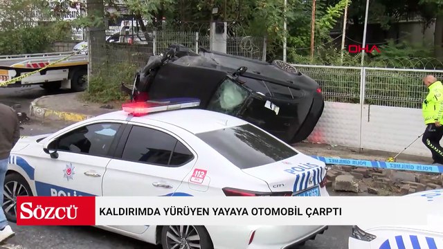 Beylikdüzü'nde kaldırımda yürüyen yayaya otomobil çarptı; 1 ölü 2 yaralı