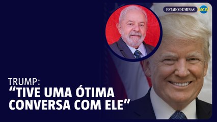 Trump: ‘Tive uma ótima conversa com o presidente do Brasil’