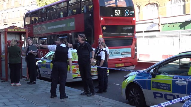 Man stabbed on busy south London high street