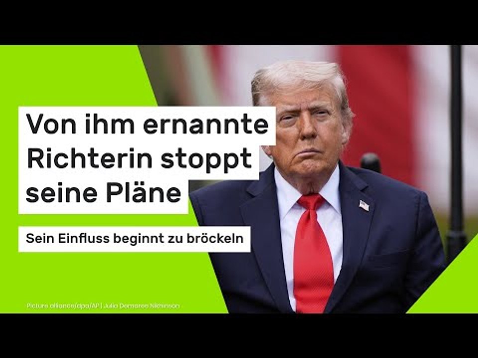 Von ihm ernannte Richterin stoppt seine Pläne – sein Einfluss beginnt zu bröckeln