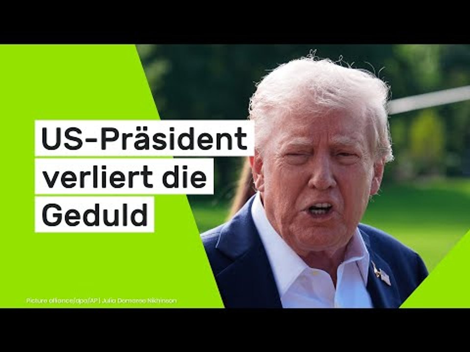 Donald Trump: 'Oder es gibt massives Blutvergießen!' US-Präsident verliert die Geduld