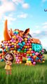 A Little Girl Broke the Candy-Made Statue, and Real Animals Came Out || Cartoon for kids || Kids Fun Videos