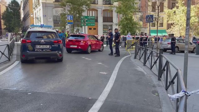 Derrumbe de un edificio en Madrid, en directo: última hora en la calle Hileras (Ópera), con dos heridos y una persona atrapada