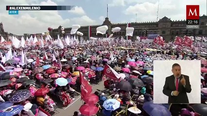 Sheinbaum celebra primer año de gobierno con Zócalo lleno y respaldo popular